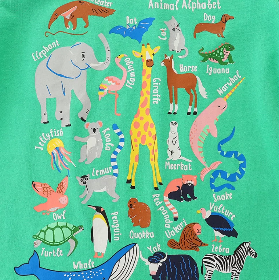 animal_alphabet_kids_tee_2.webp Sale Origami Doll Animal Alphabet kids tee