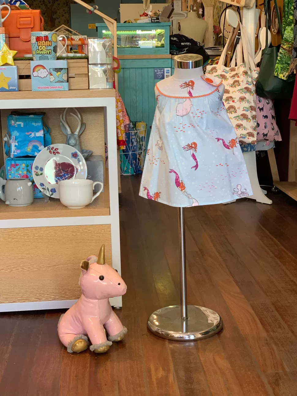 Clearance Origami Doll Blondie Kid Girl Dress - Mermaid (Low in Stock/ 4&5 yrs old)