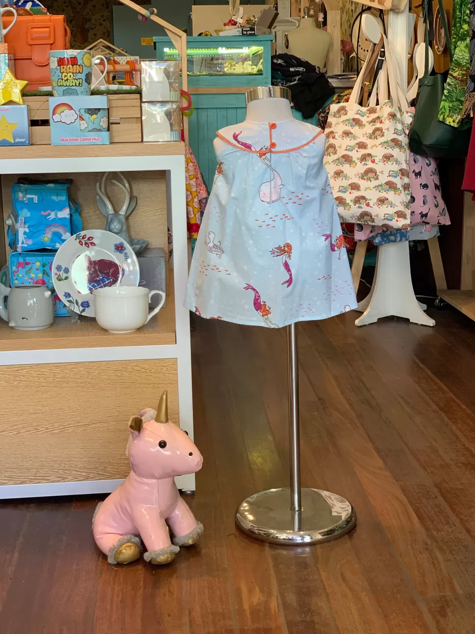 Clearance Origami Doll Blondie Kid Girl Dress - Mermaid (Low in Stock/ 4&5 yrs old)