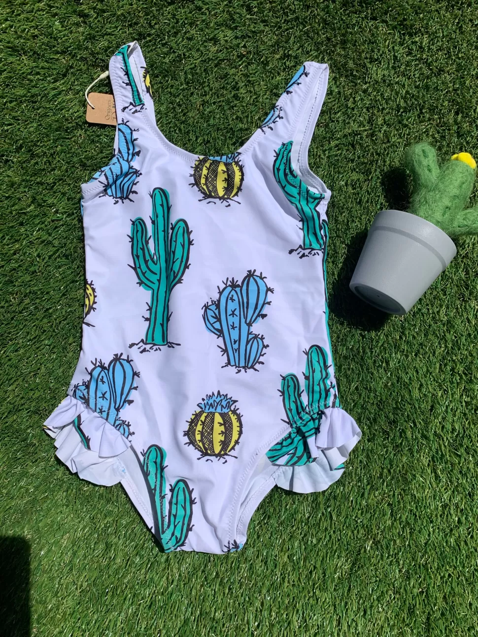 Shop Origami Doll Cactus kids swimmer (Low in stock /4-5 yrs old& 5-6 yrs old)