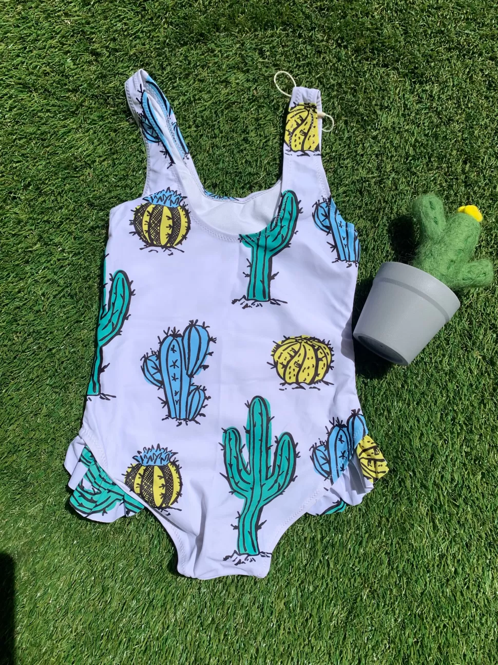 Shop Origami Doll Cactus kids swimmer (Low in stock /4-5 yrs old& 5-6 yrs old)