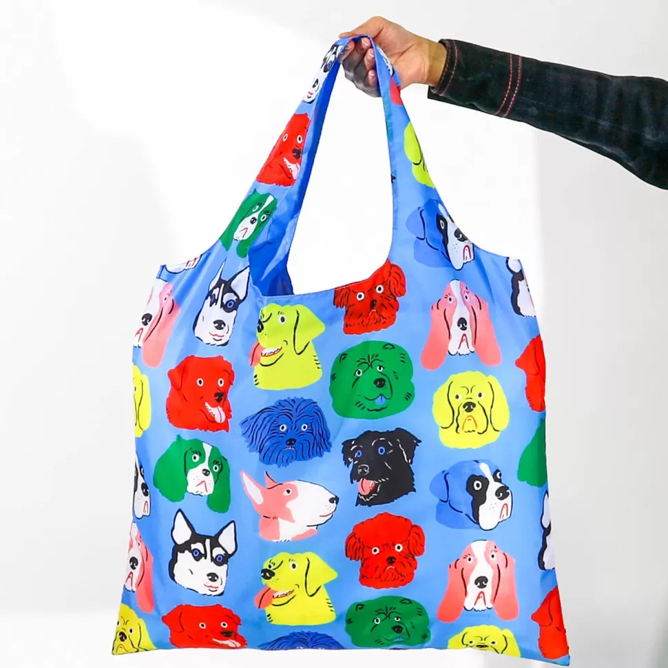 dogs_art_sack_by_kristina_micotti__reusable_tote_bag_2.webp Cheap Origami Doll Dogs Art Sack by Kristina Micotti - Reusable Tote Bag