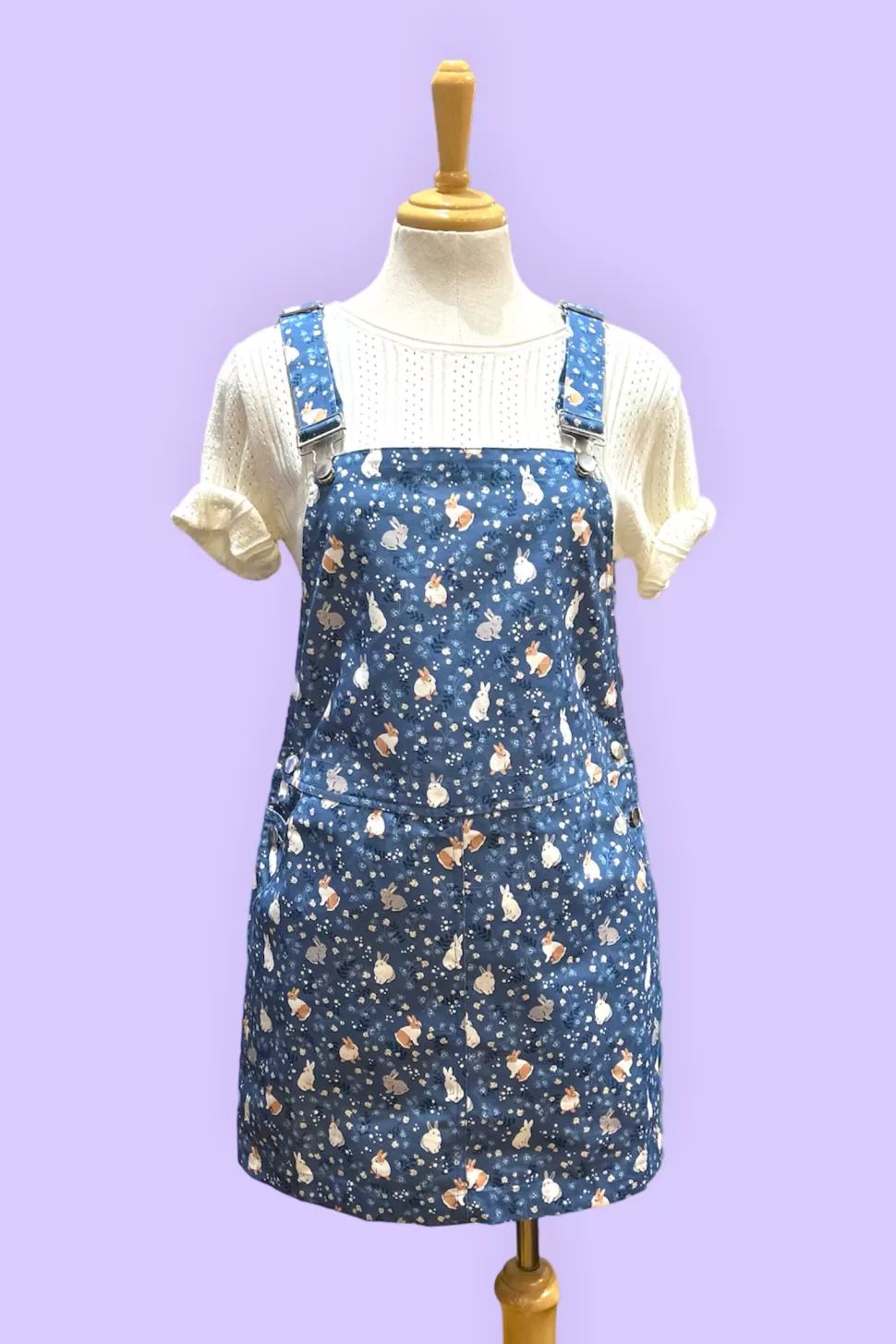 emily_overall_dress__bunny_clearance_sale_2.webp Shop Origami Doll Emily Overall Dress - Bunny (Clearance Sale)