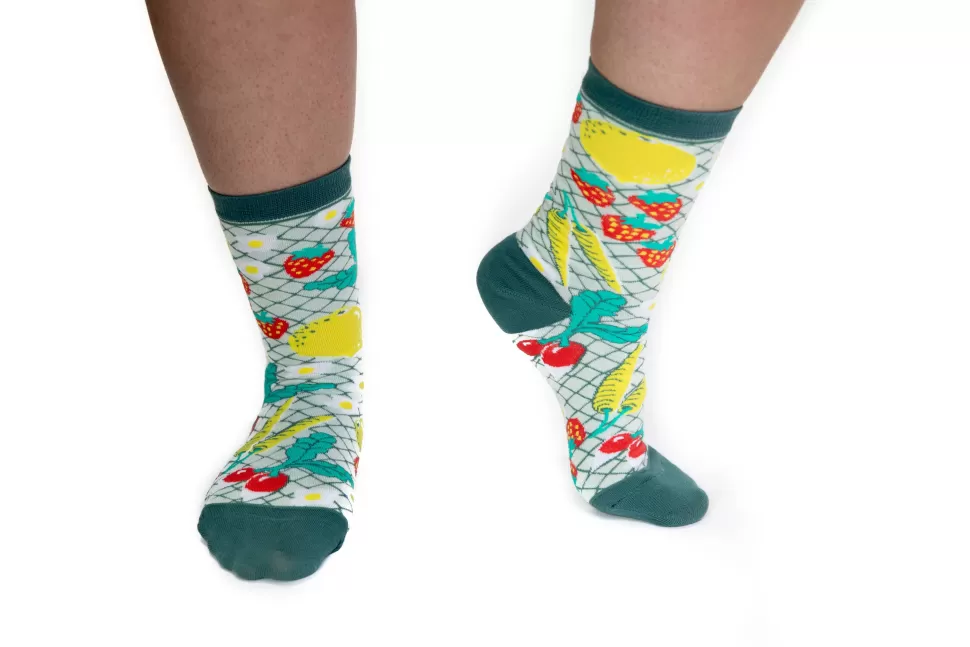 Best Sale Origami Doll Farmer's Market - Women's Crew Socks