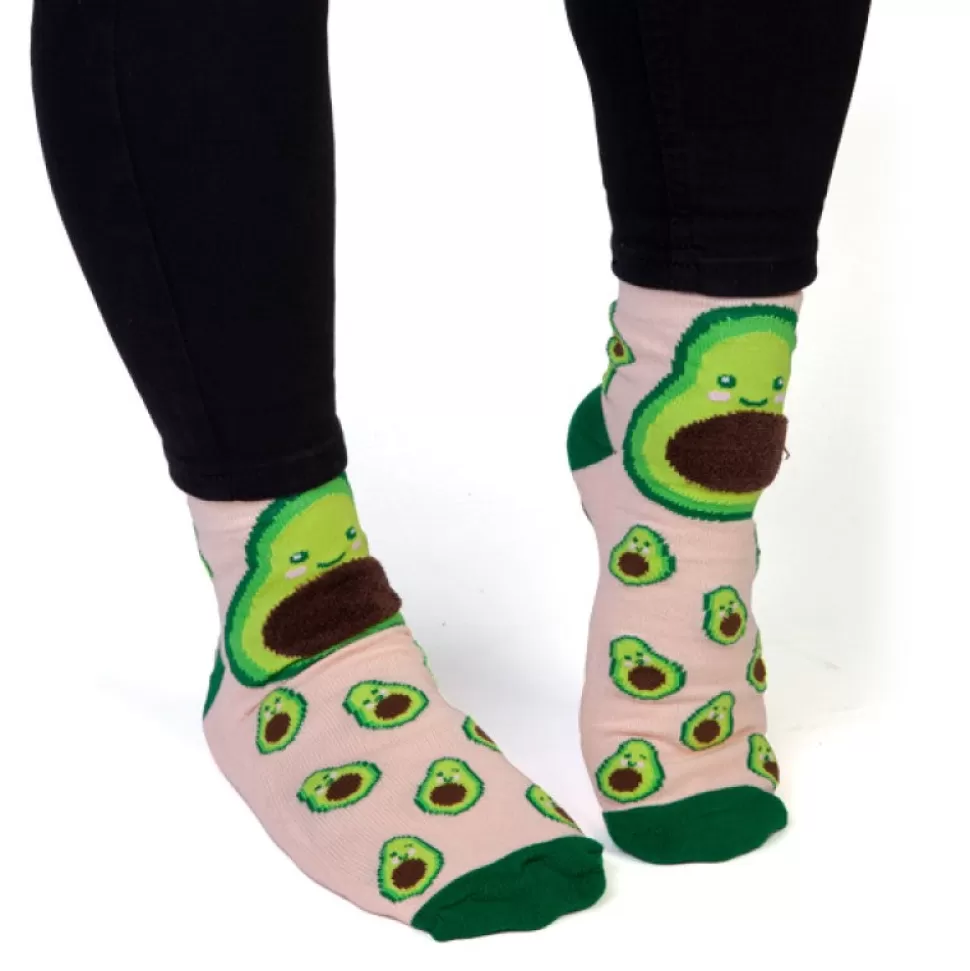 Outlet Origami Doll Feet speak socks Avocado
