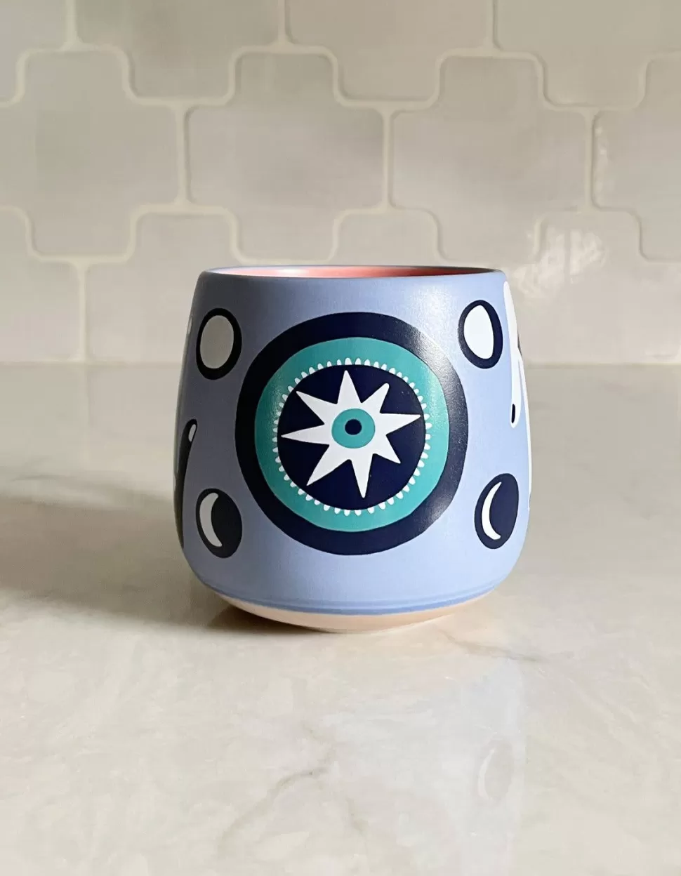 hamsa_ceramic_mug_2.webp Outlet Origami Doll Hamsa Ceramic Mug