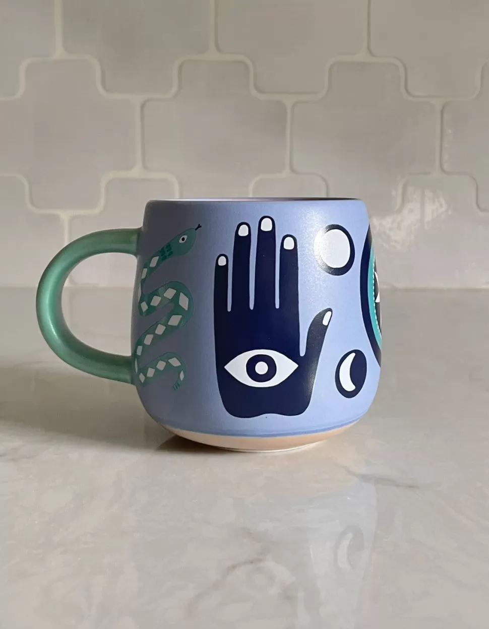 hamsa_ceramic_mug_3.webp Outlet Origami Doll Hamsa Ceramic Mug