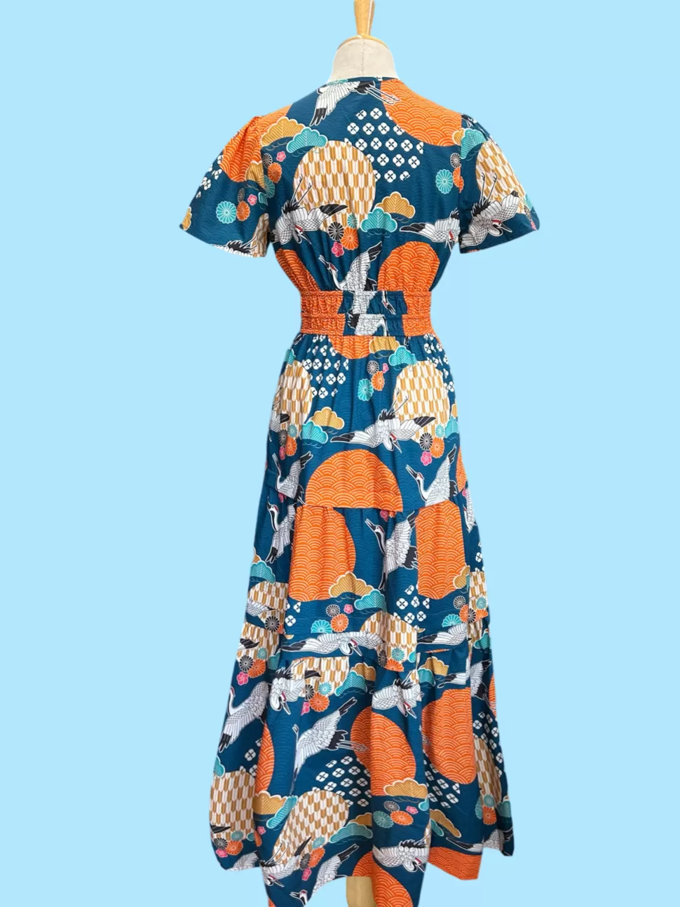 hanna_dress__japanese_crane_2.webp Online Origami Doll Hanna Dress - Japanese Crane