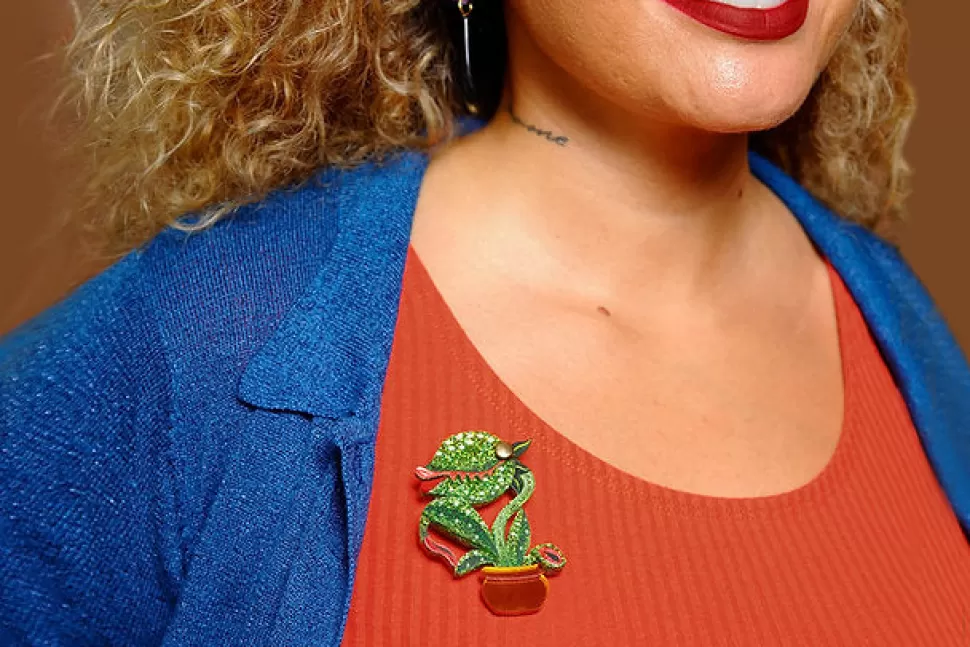 laliblue_carnivorous_plant_brooch_3.webp Hot Origami Doll Laliblue Carnivorous Plant Brooch