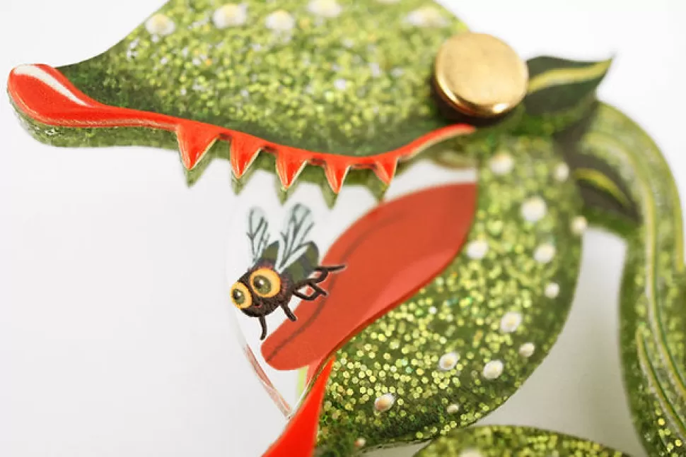 laliblue_carnivorous_plant_brooch_4.webp Hot Origami Doll Laliblue Carnivorous Plant Brooch