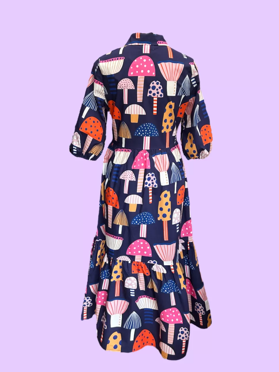 maeve_dress__mushroom_2.webp Fashion Origami Doll Maeve Dress - mushroom