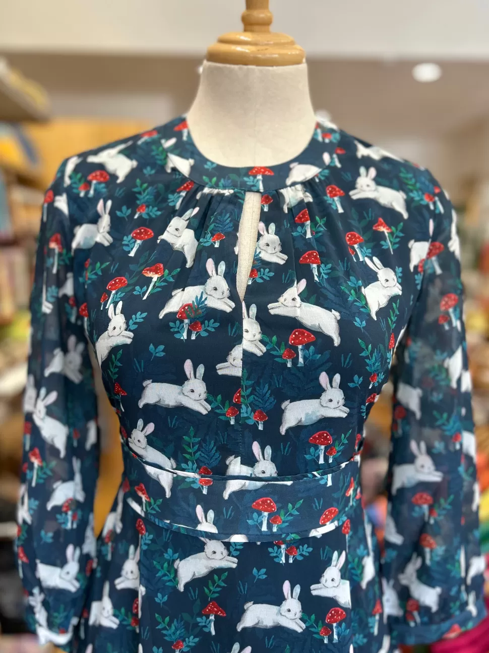 mia_dress__bunny_and_mushroom_clearance_sale_3.webp Fashion Origami Doll Mia Dress - Bunny and Mushroom (Clearance Sale)