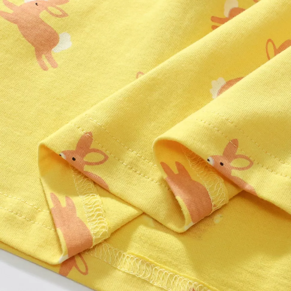 peterpan_collar_rabbit_kids_dress_3.webp Fashion Origami Doll Peterpan collar rabbit kids Dress