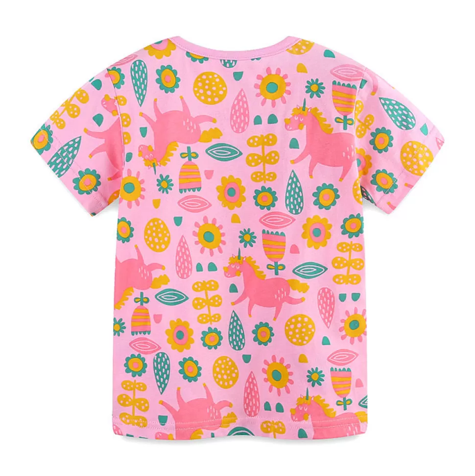 pink_unicorn_kids_tee_4.webp Outlet Origami Doll Pink Unicorn kids tee