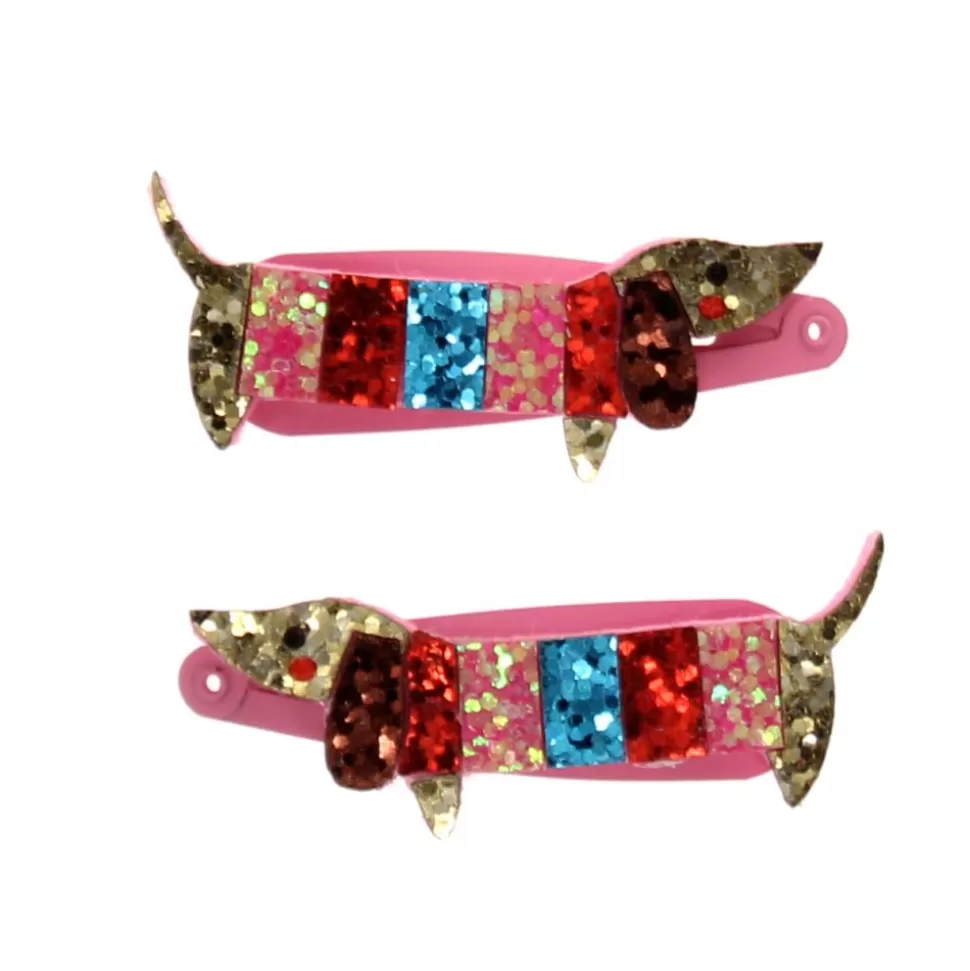 Flash Sale Origami Doll Rex London Hair Clips – Sausage Dog