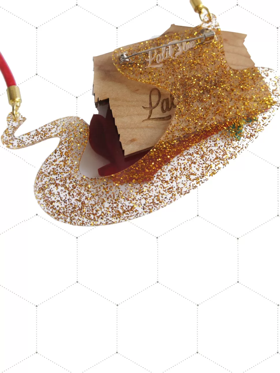 Cheap Origami Doll The Wizard of Oz Necklace Brooch by Laliblue (pre order)