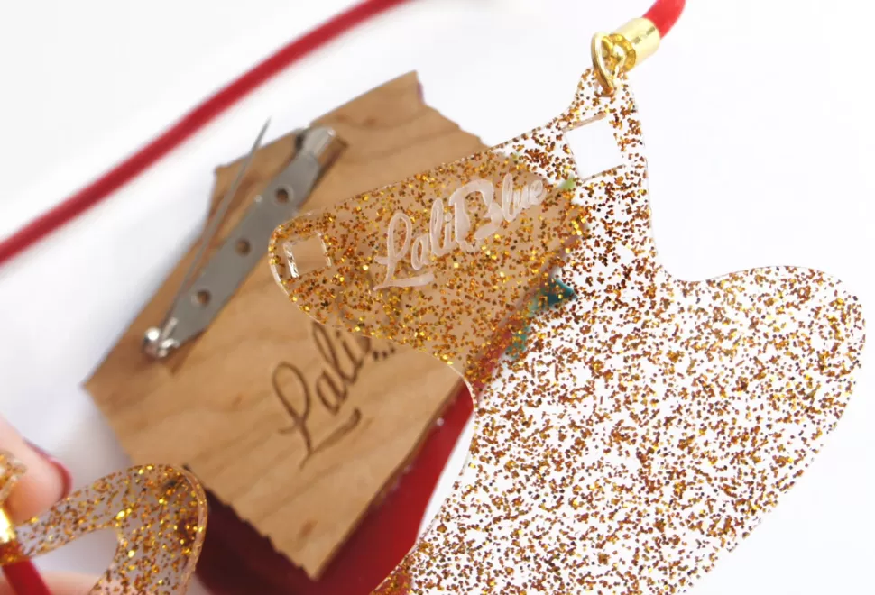 Cheap Origami Doll The Wizard of Oz Necklace Brooch by Laliblue (pre order)